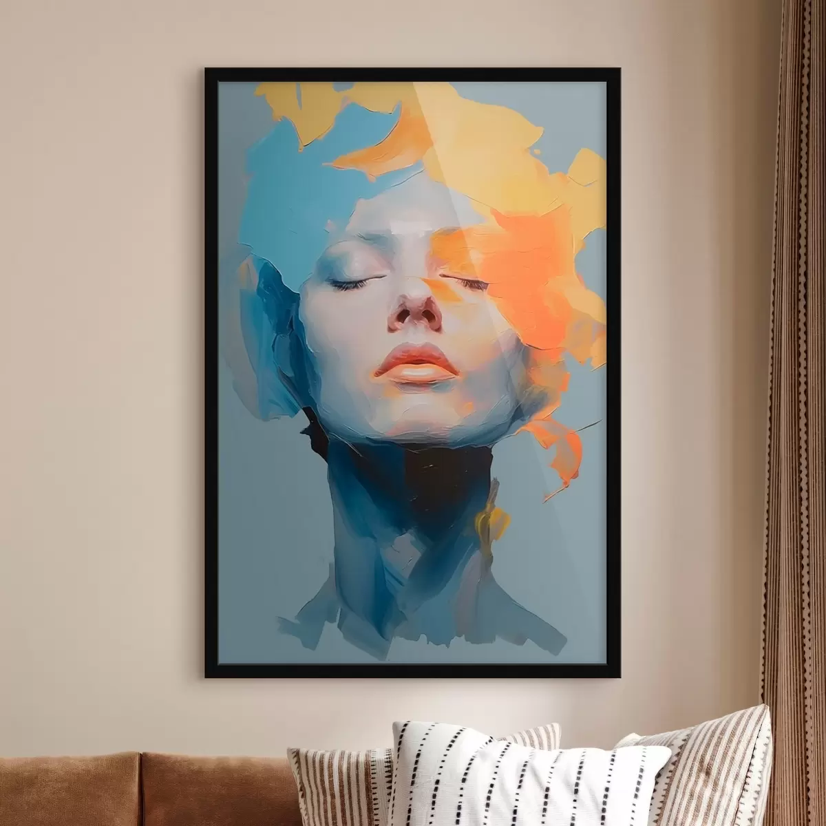 Poster Mädchen in Farbe f46810