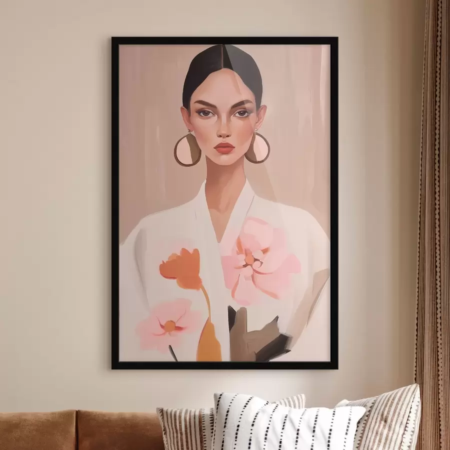 Fototapete Porträt eines Mädchens f46815