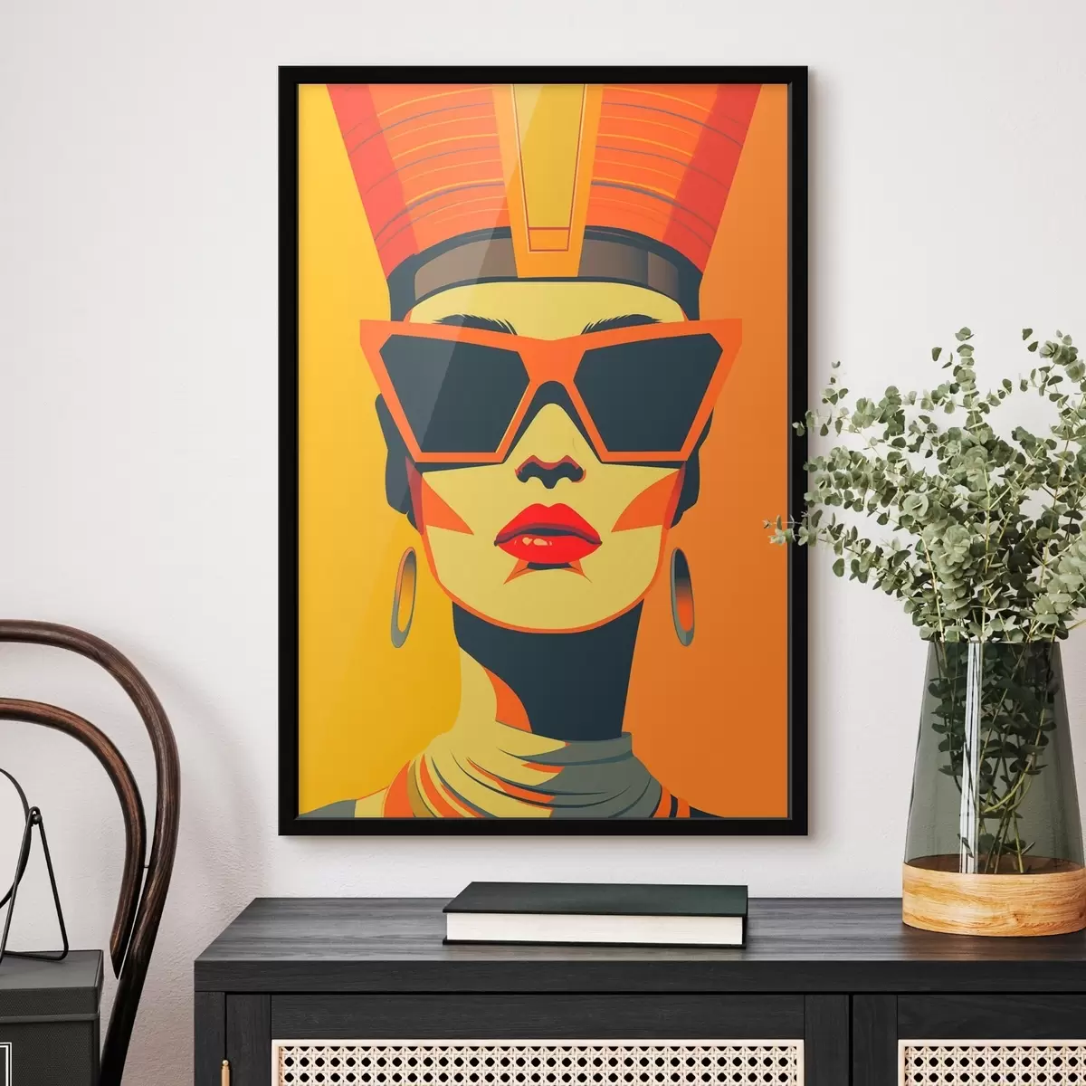 Poster Pop-Art-Porträt f46819