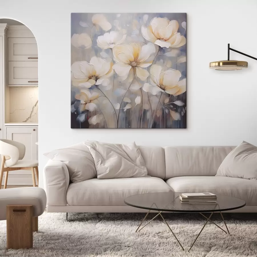 Wandbilder Primitiver Blumenstrauß s46832