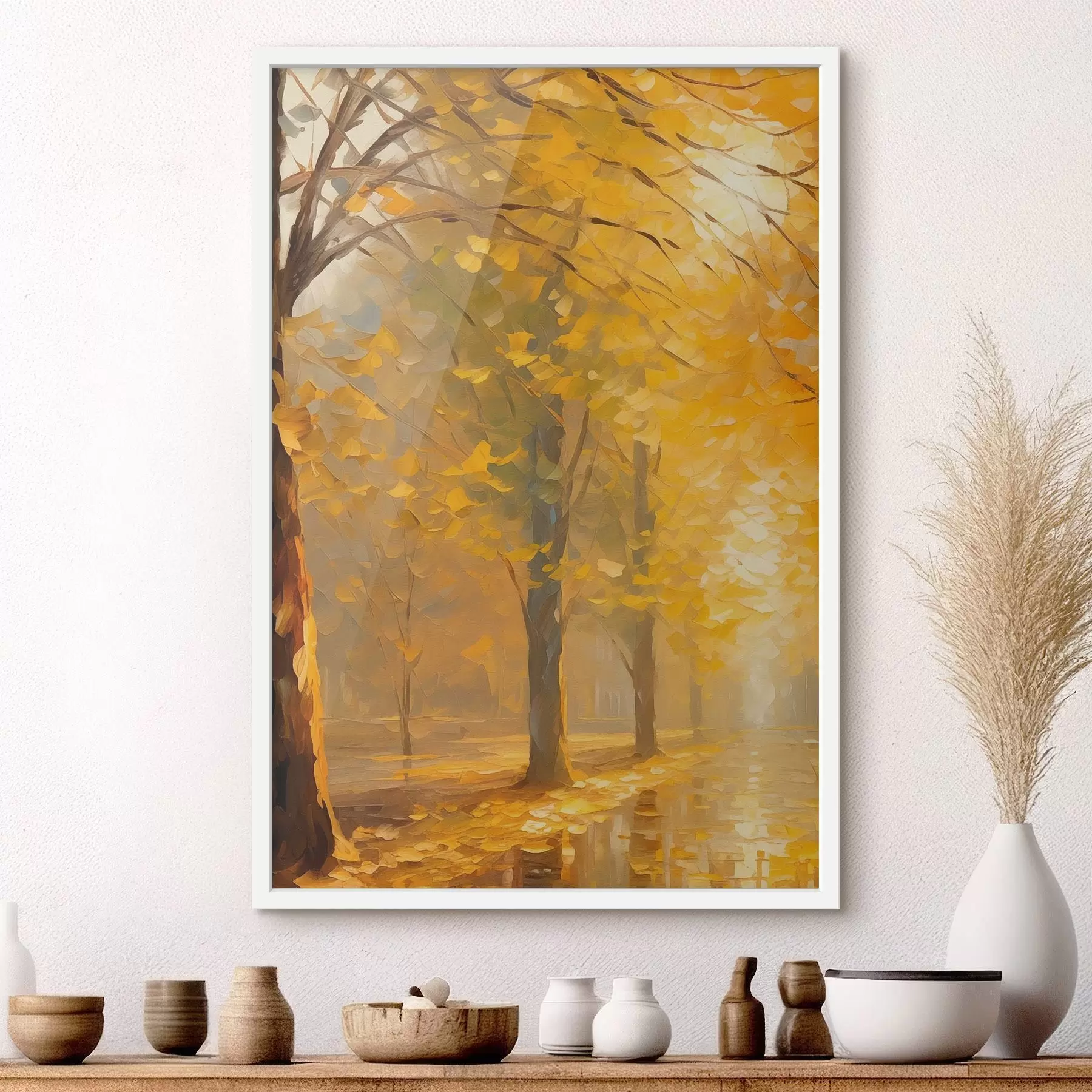 Fototapete Herbstpark f46777