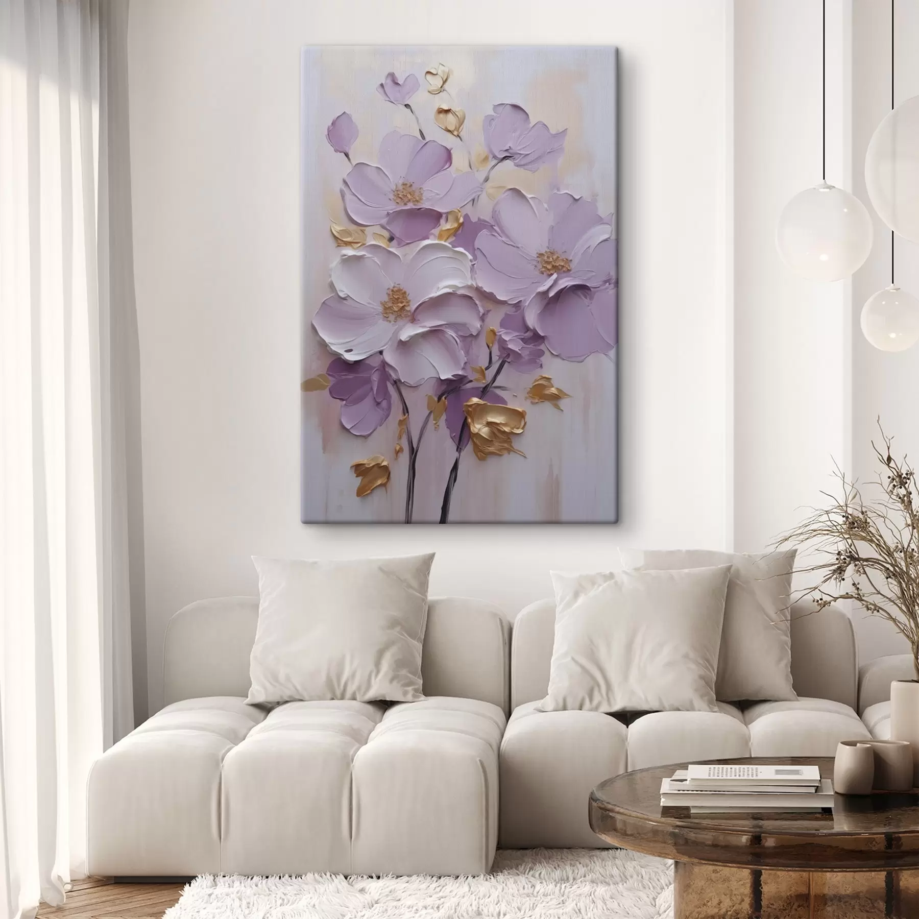 Wandbilder Abstrakte Blumen s46838