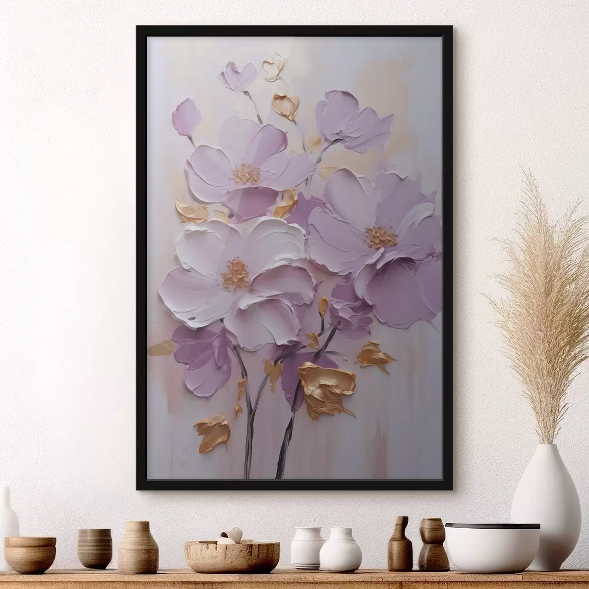 Poster Abstrakte Blumen f46838