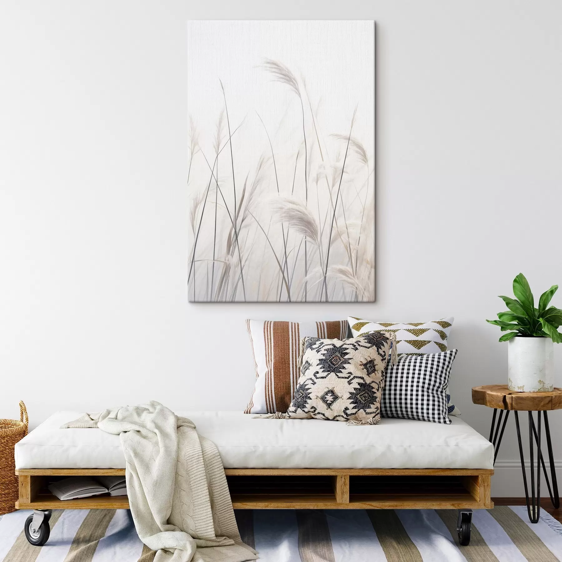 Wandbilder Pflanzen auf hellem Hintergrund s46883