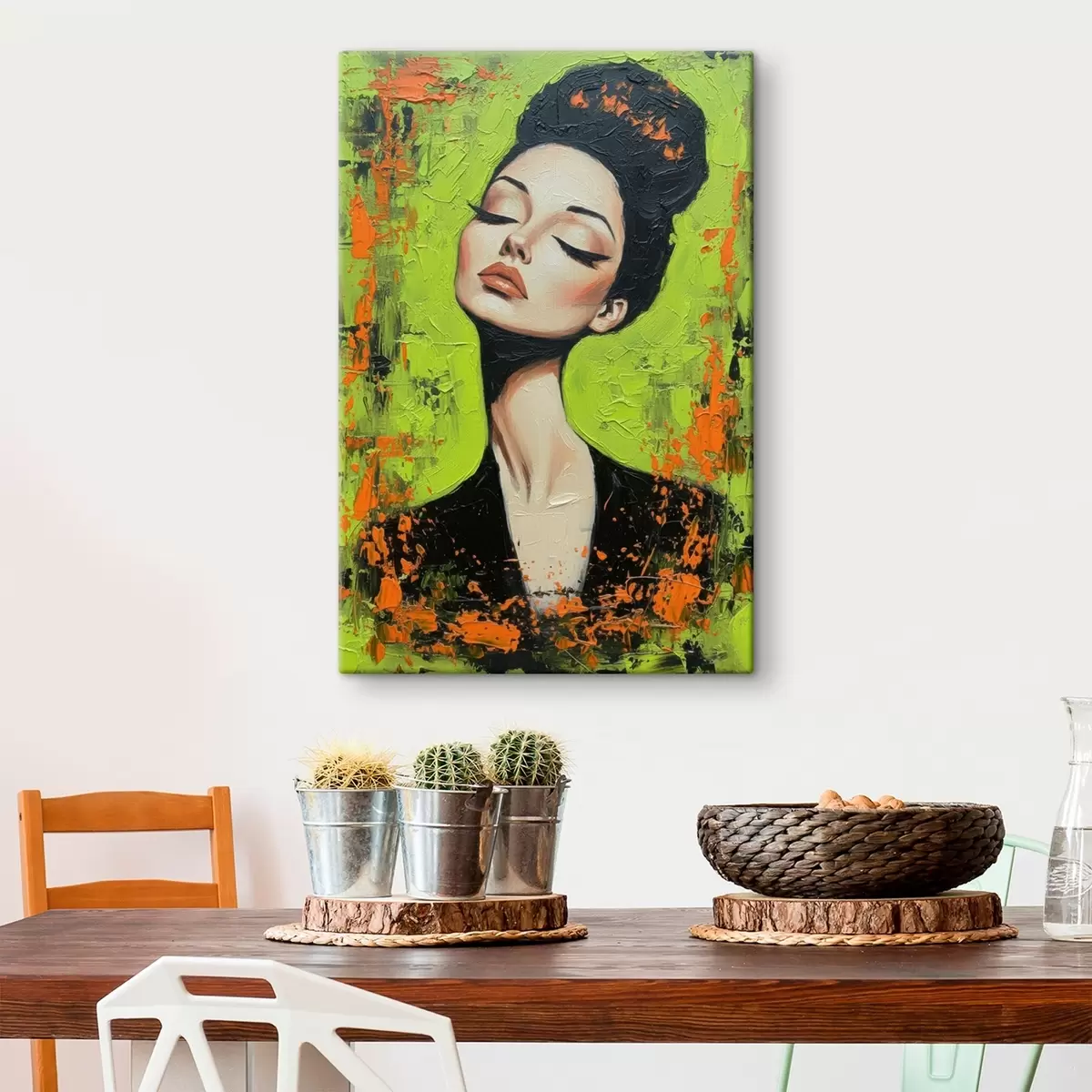 Wandbilder Porträt eines Mädchens s46860