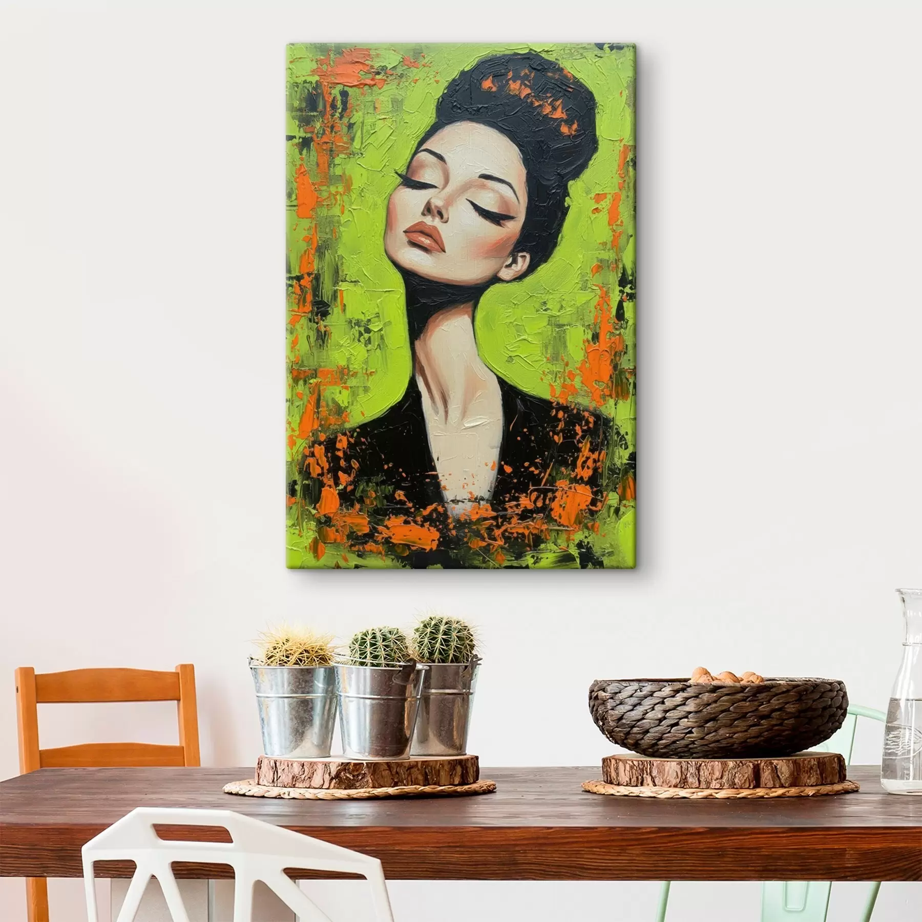 Wandbilder Porträt eines Mädchens s46860