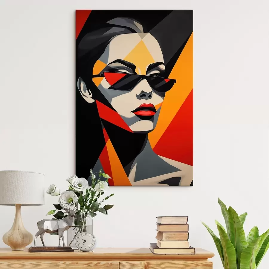 Wandbilder Abstraktes Porträt s46864