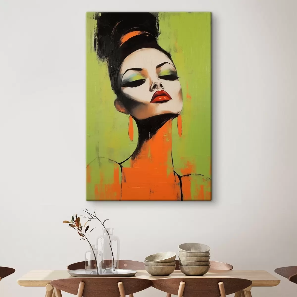 Wandbilder Porträt eines Mädchens s46866