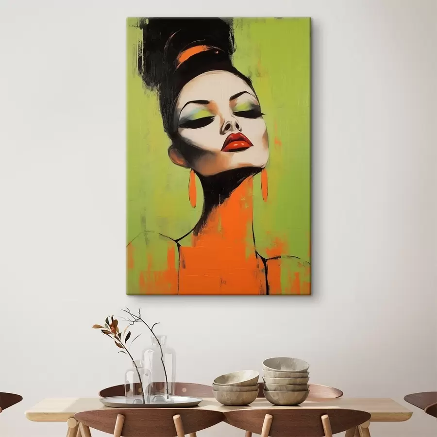 Wandbilder Porträt eines Mädchens s46866