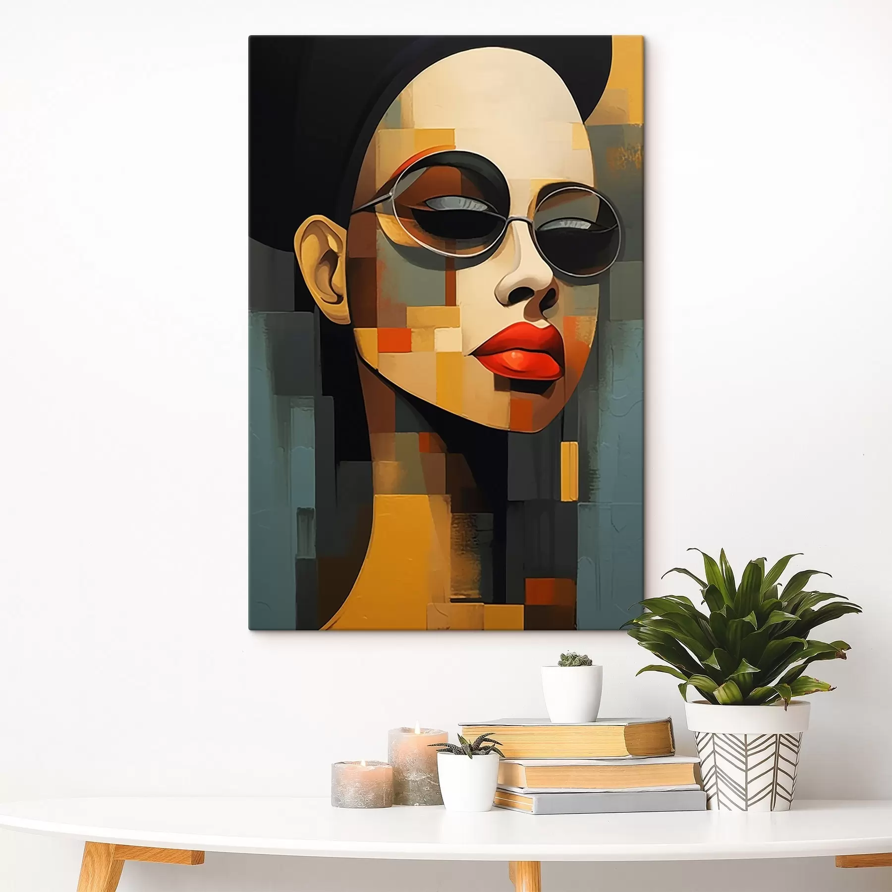 Wandbilder Abstraktes Porträt s46868