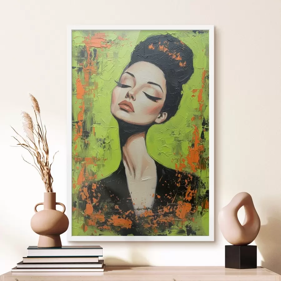 Fototapete Porträt eines Mädchens f46860