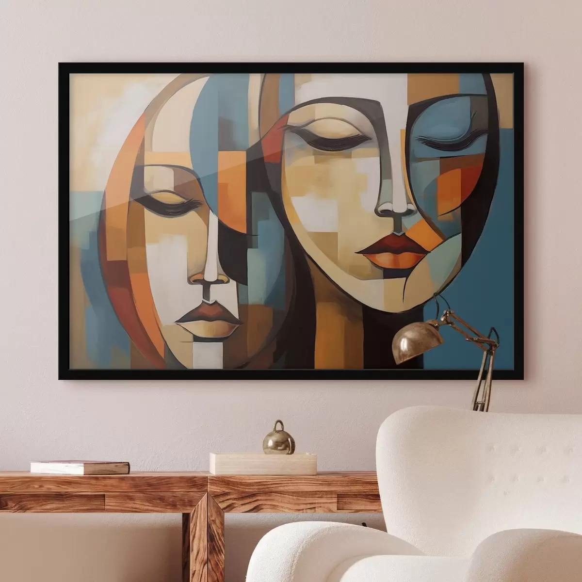 Poster Abstraktes Porträt f46869