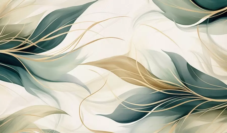 Fototapete Abstrakte Blätter w04990