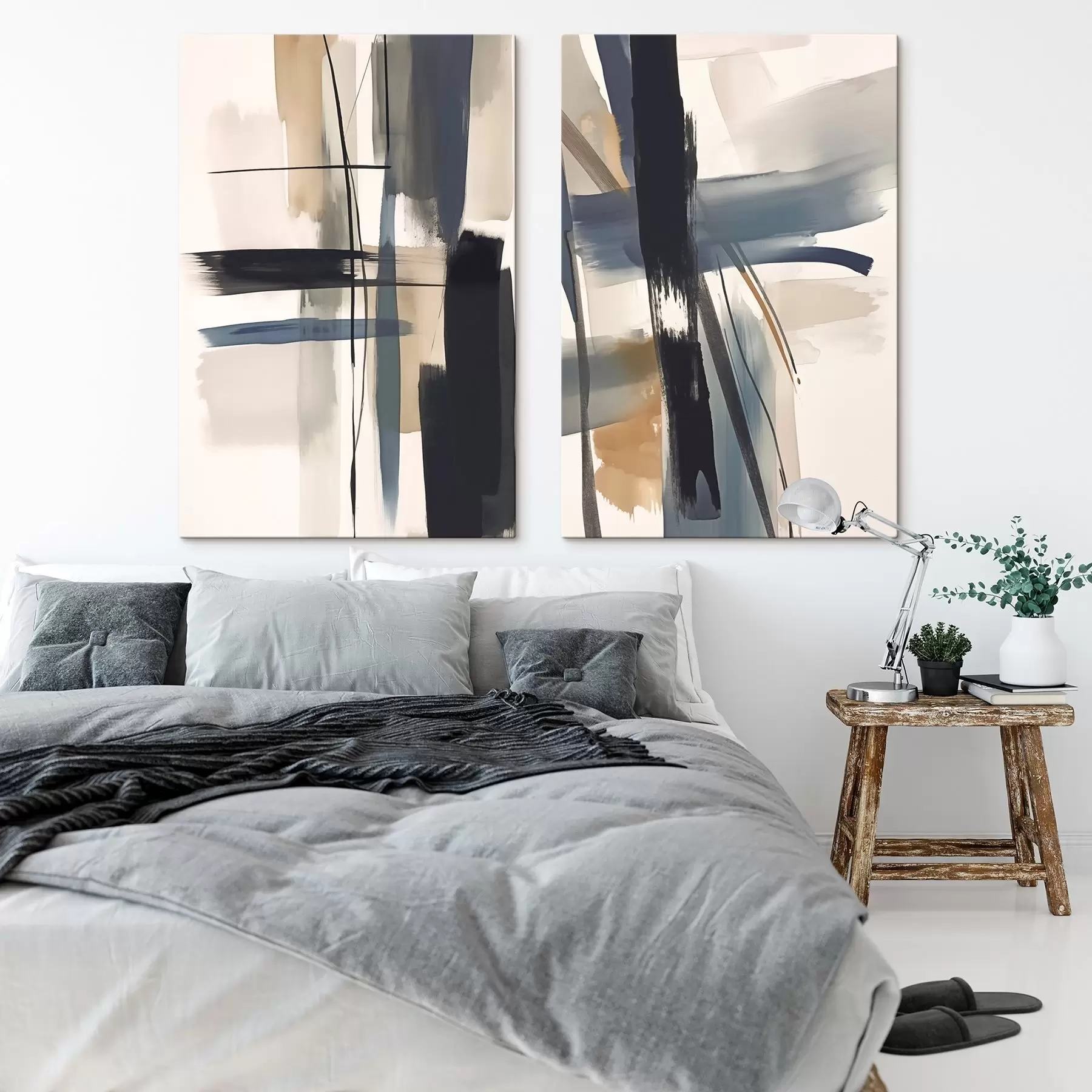 Wandbilder Abstrakte Pinselstrichimitation m01076