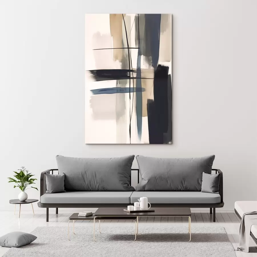 Wandbilder Abstrakte Pinselstrichimitation s46907