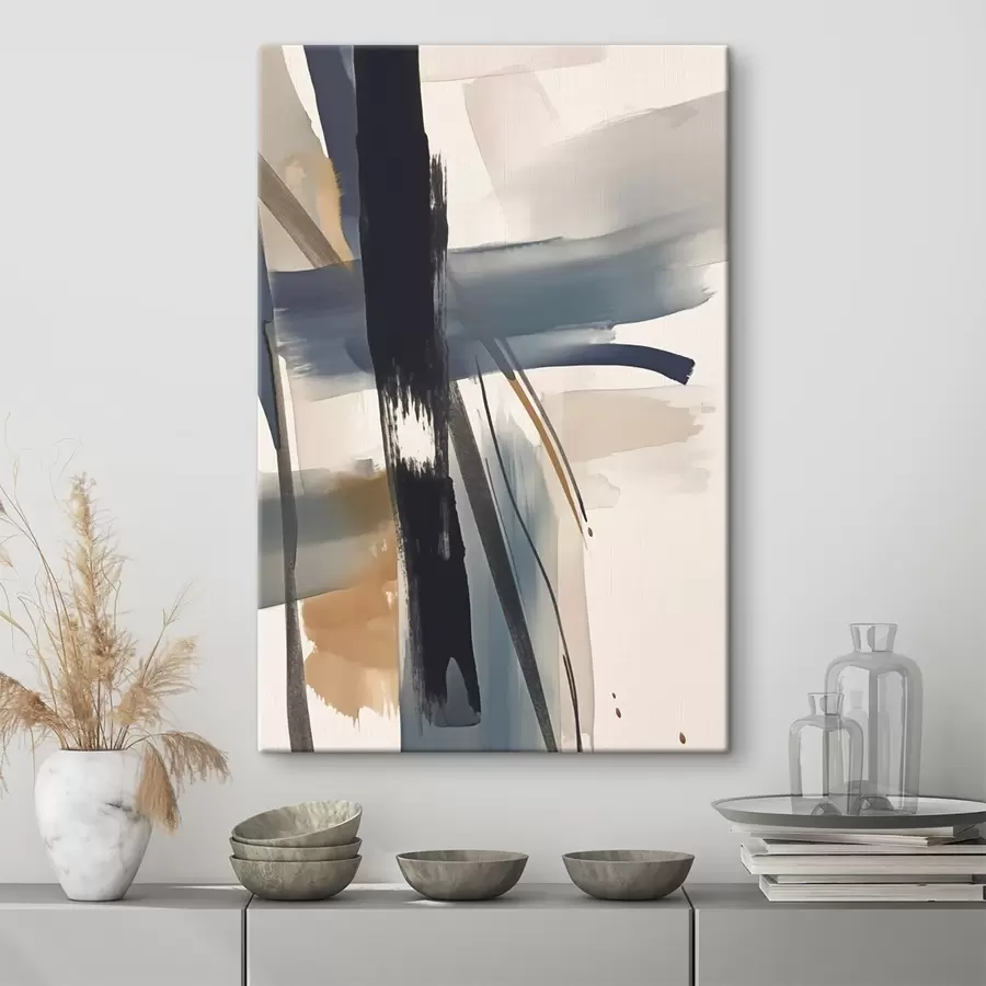 Wandbilder Abstrakte Pinselstrichimitation s46908