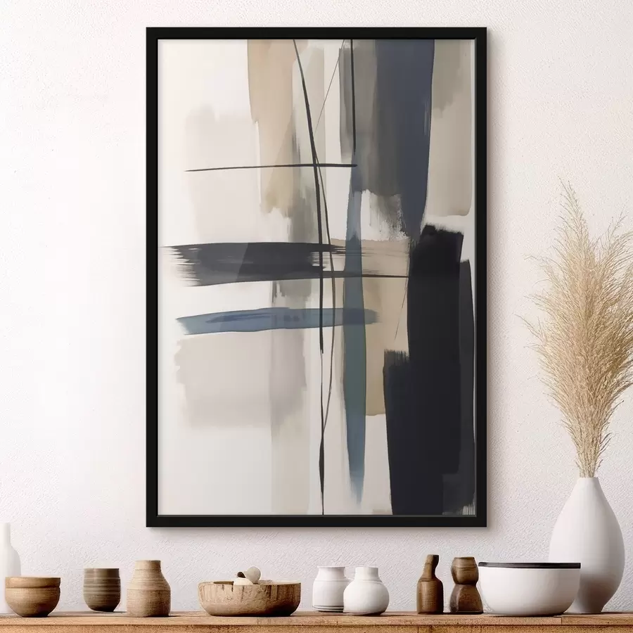 Fototapete Abstrakte Pinselstrichimitation f46907