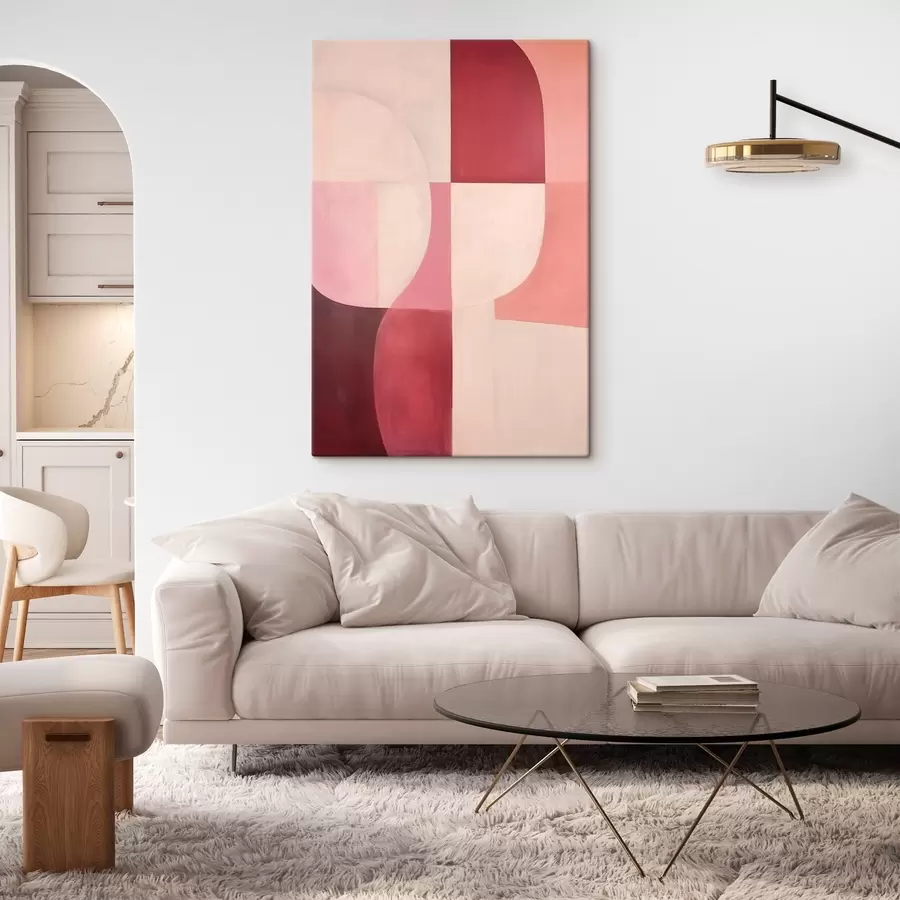 Wandbilder Komposition fließender Formen s46989