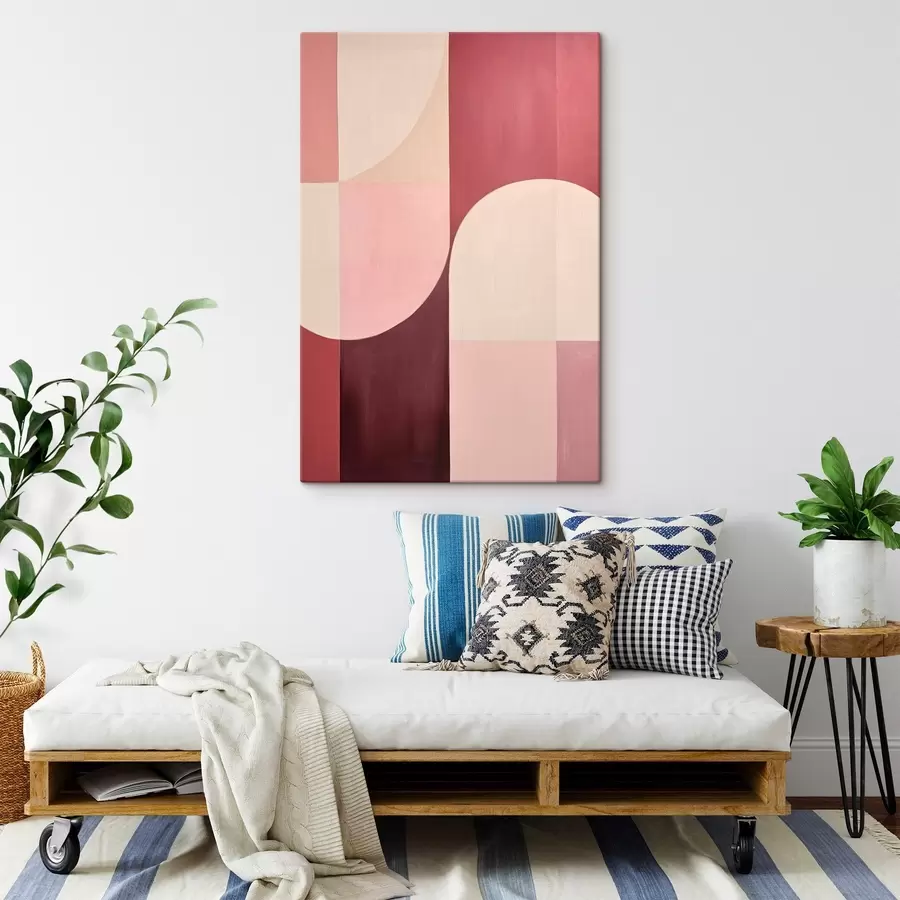 Wandbilder Komposition fließender Formen s46990