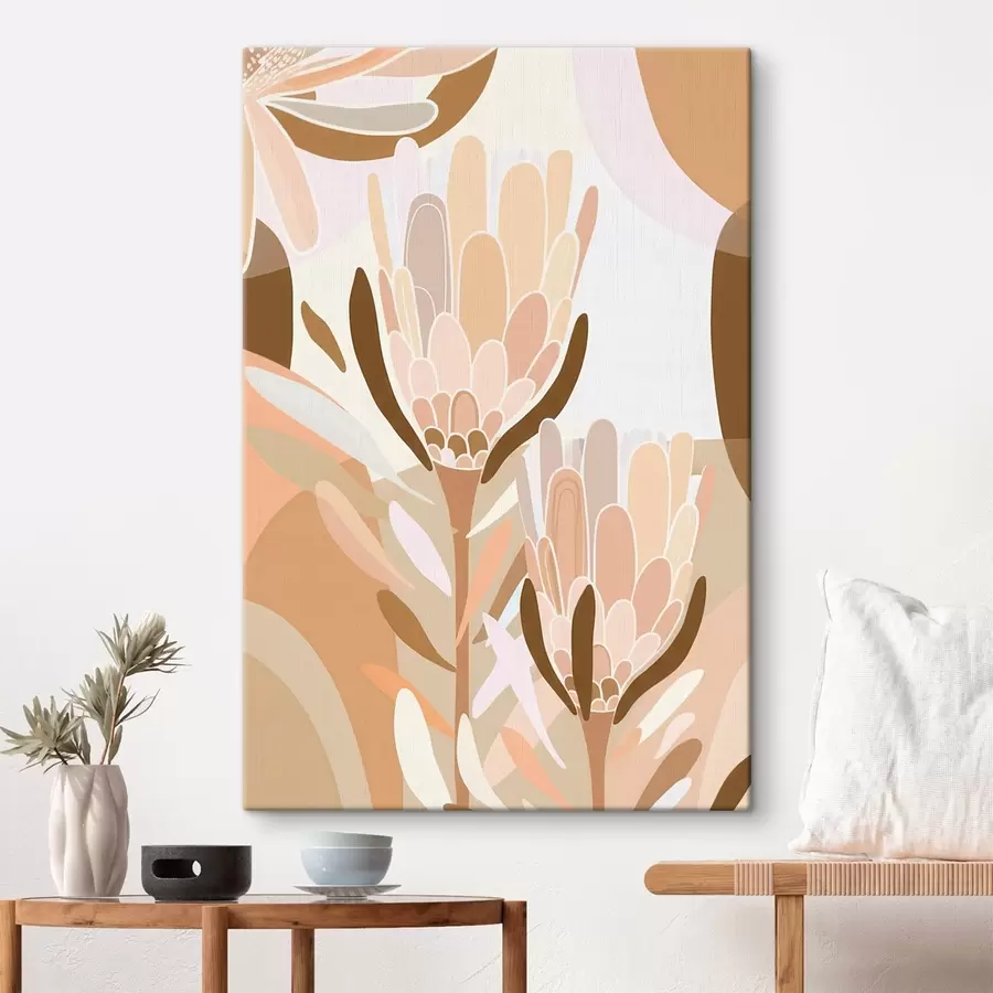 Wandbilder Abstrakte Blumen s46991