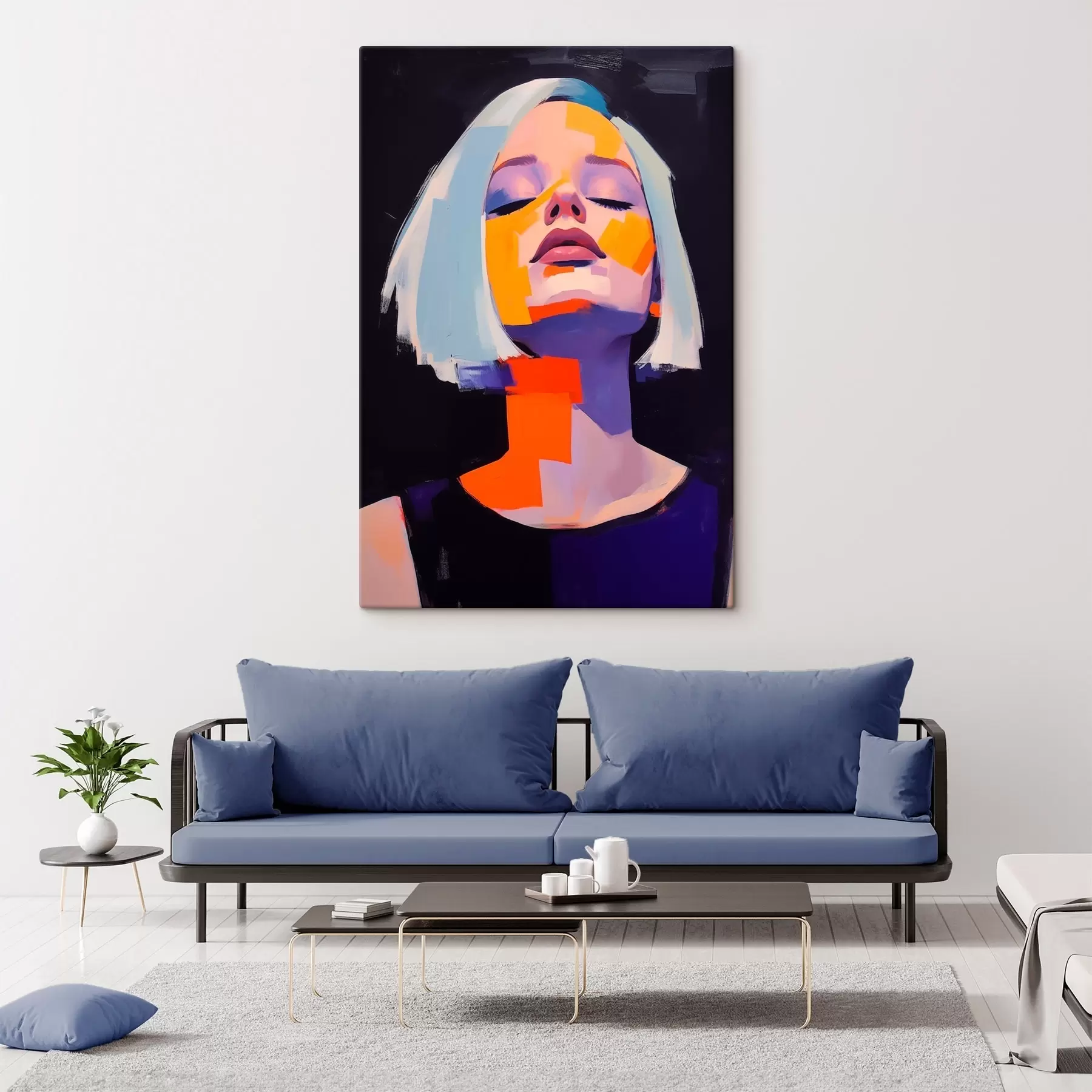 Wandbilder Porträt eines Mädchens s47004