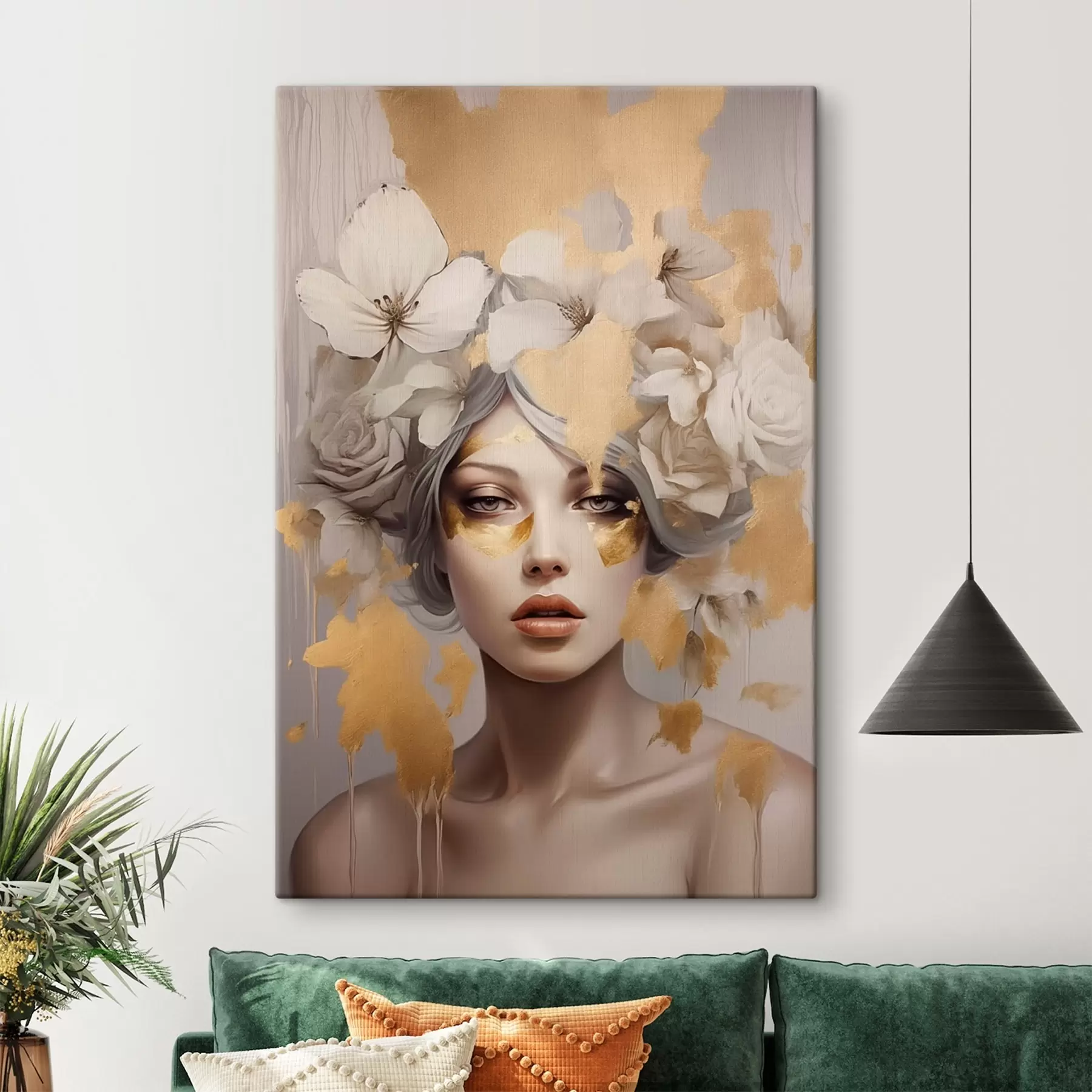 Wandbilder Porträt eines Mädchens s47006