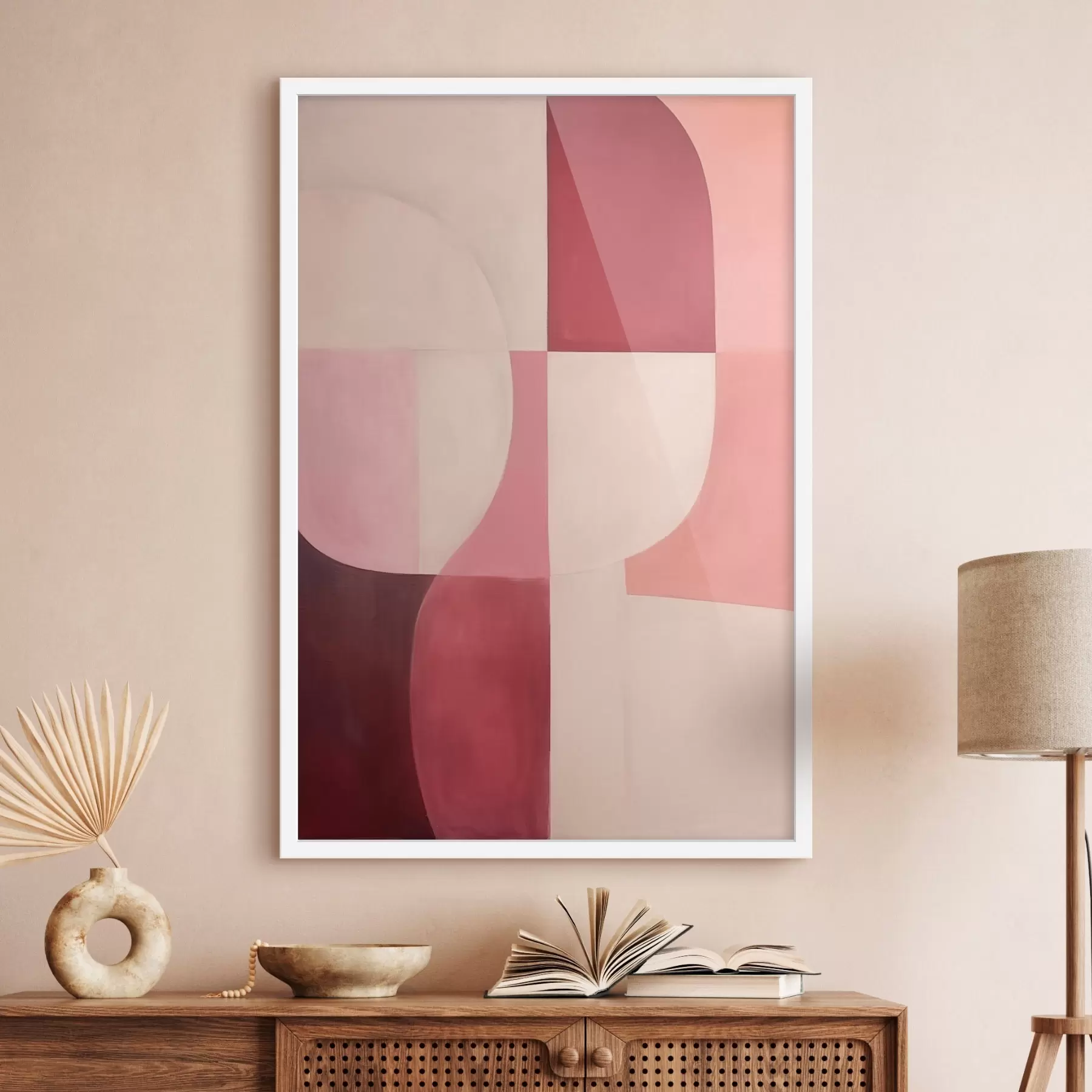 Fototapete Komposition fließender Formen f46989