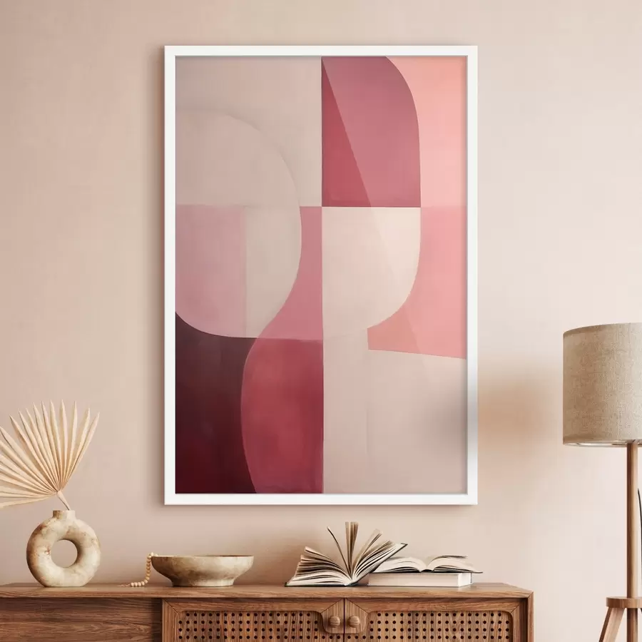 Fototapete Komposition fließender Formen f46989