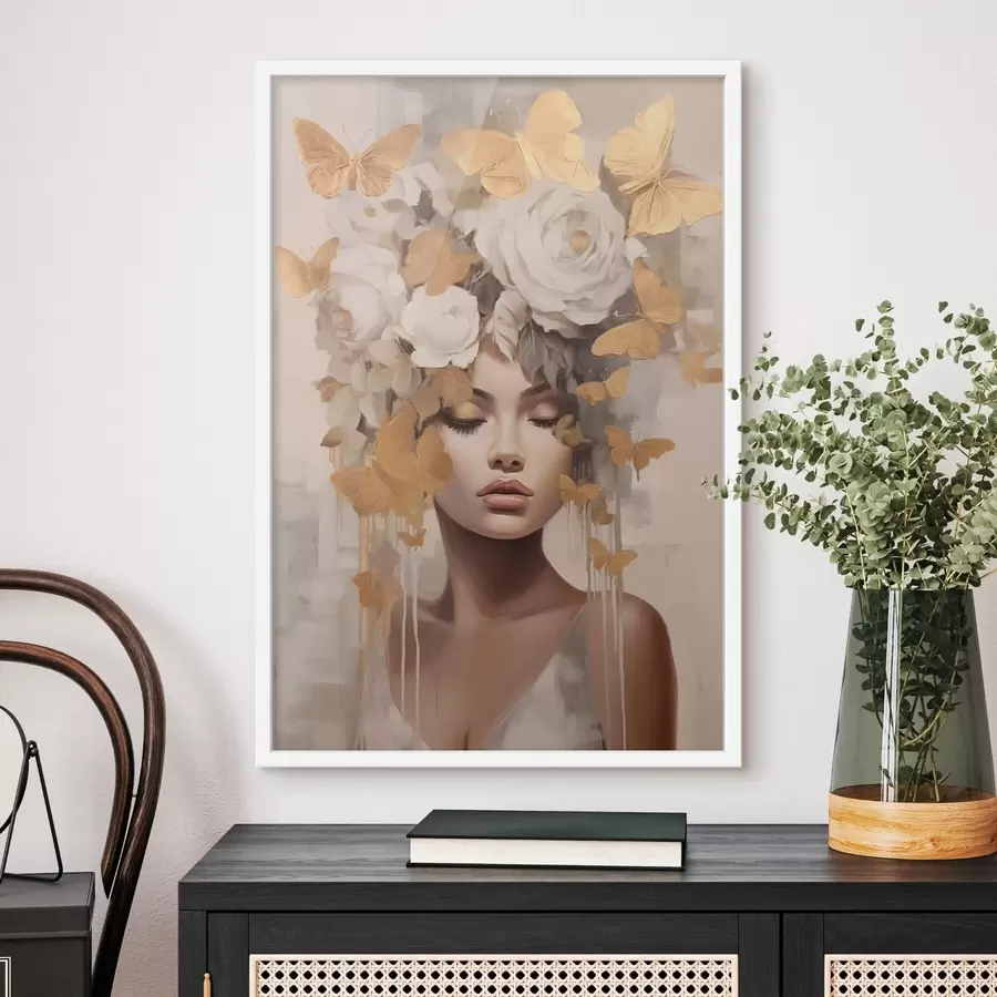 Fototapete Porträt eines Mädchens f47005