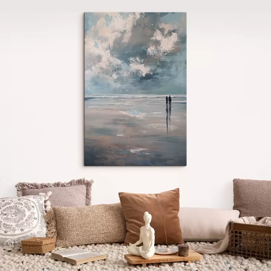 Wandbilder Paar am Ufer s47061