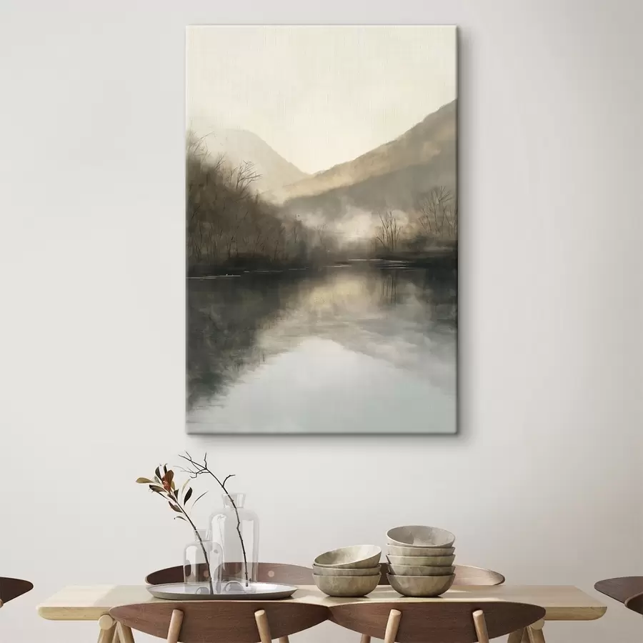 Wandbilder Wald und Berge s47079