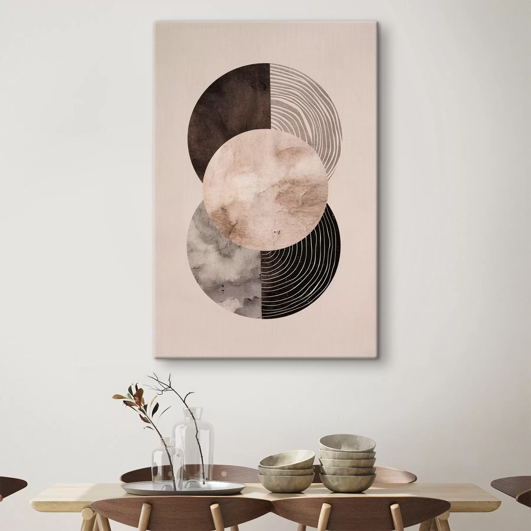 Wandbilder Drei Kreise s47081