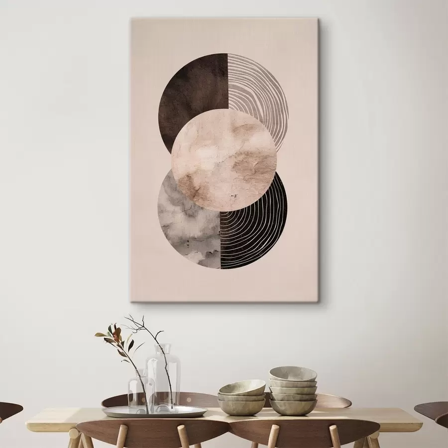 Wandbilder Drei Kreise s47081