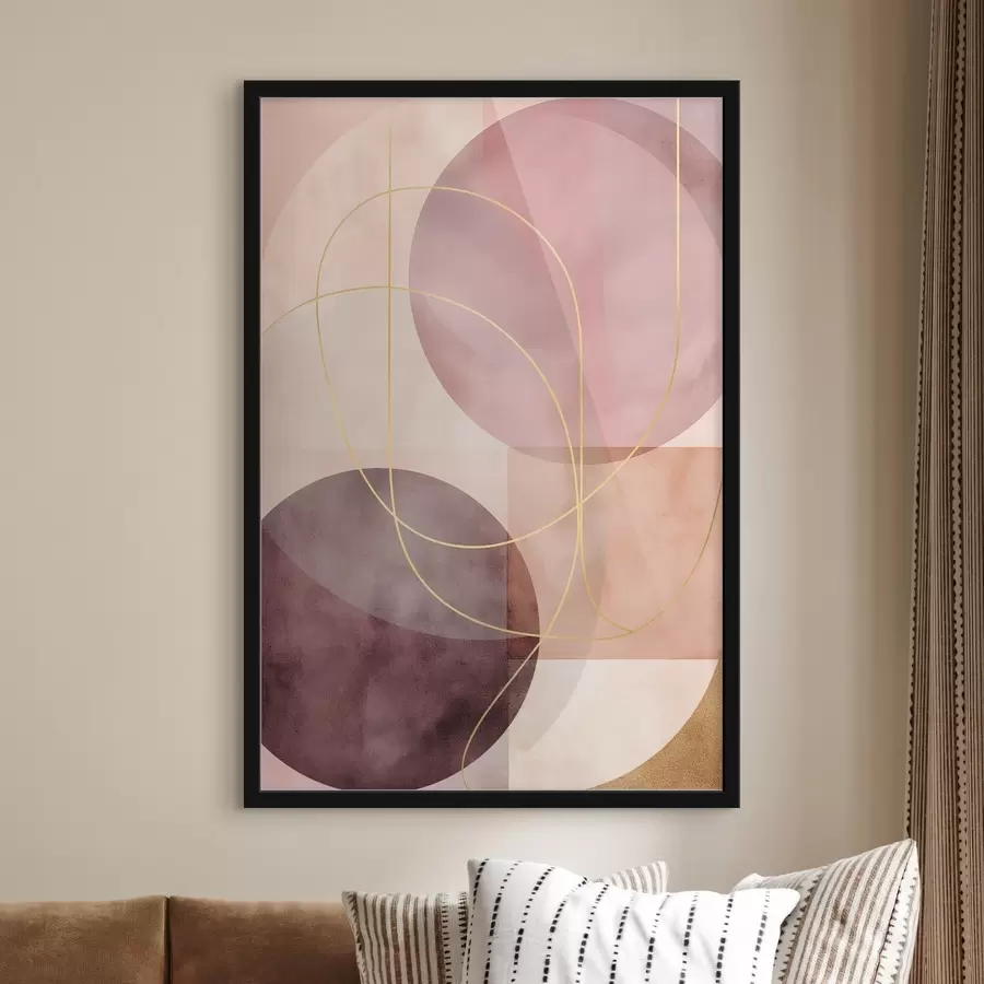 Fototapete Abstrakte Kreise f47070