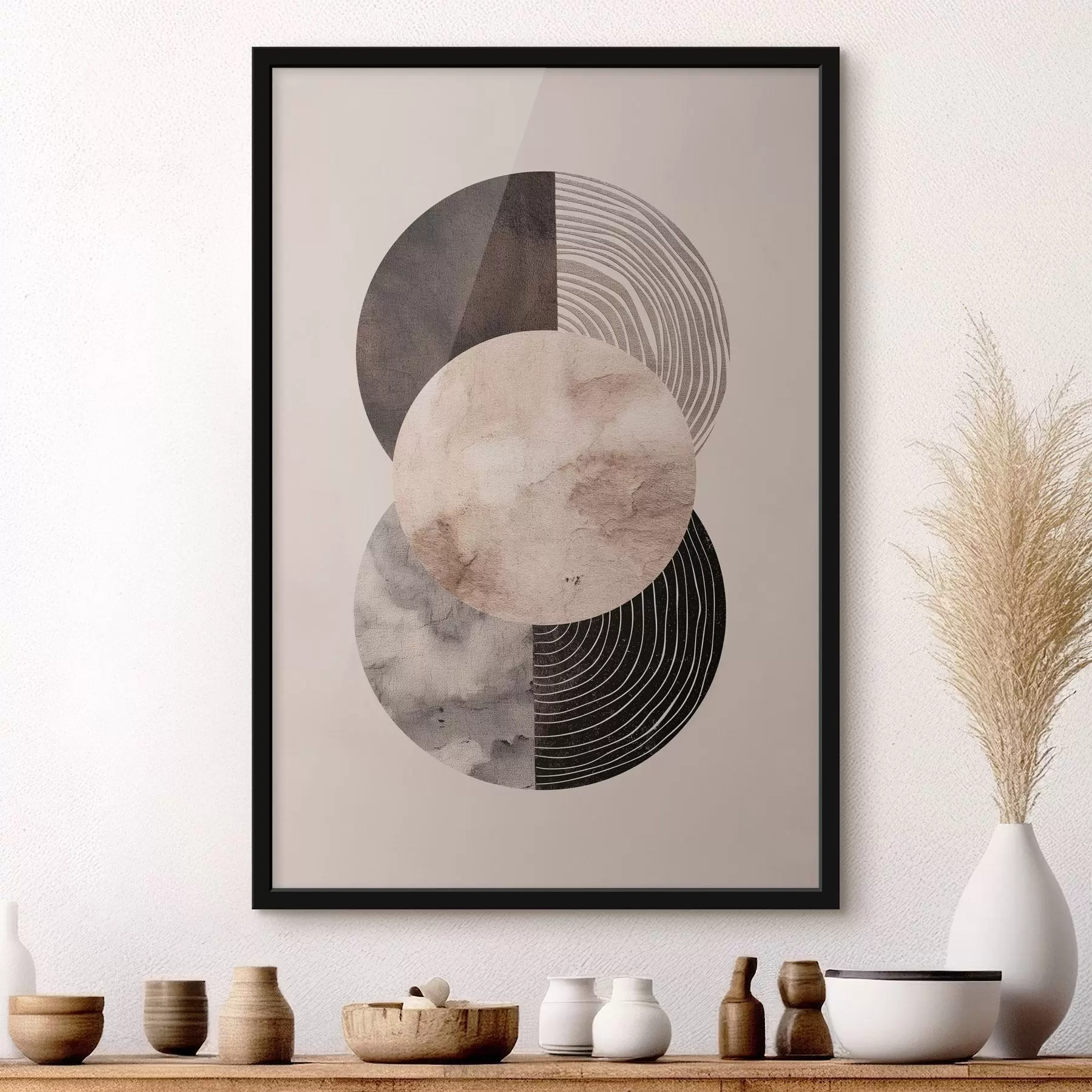 Wandbilder Drei Kreise f47081