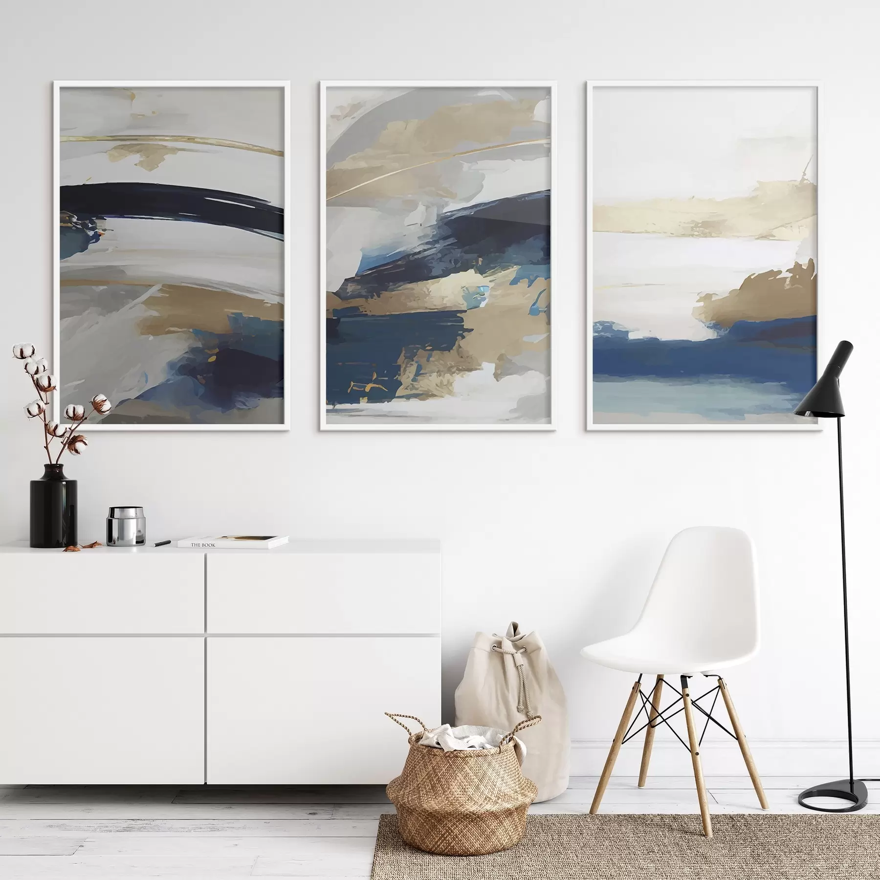 Fototapete Abstrakte Wellen ruhiger Gelassenheit d00269