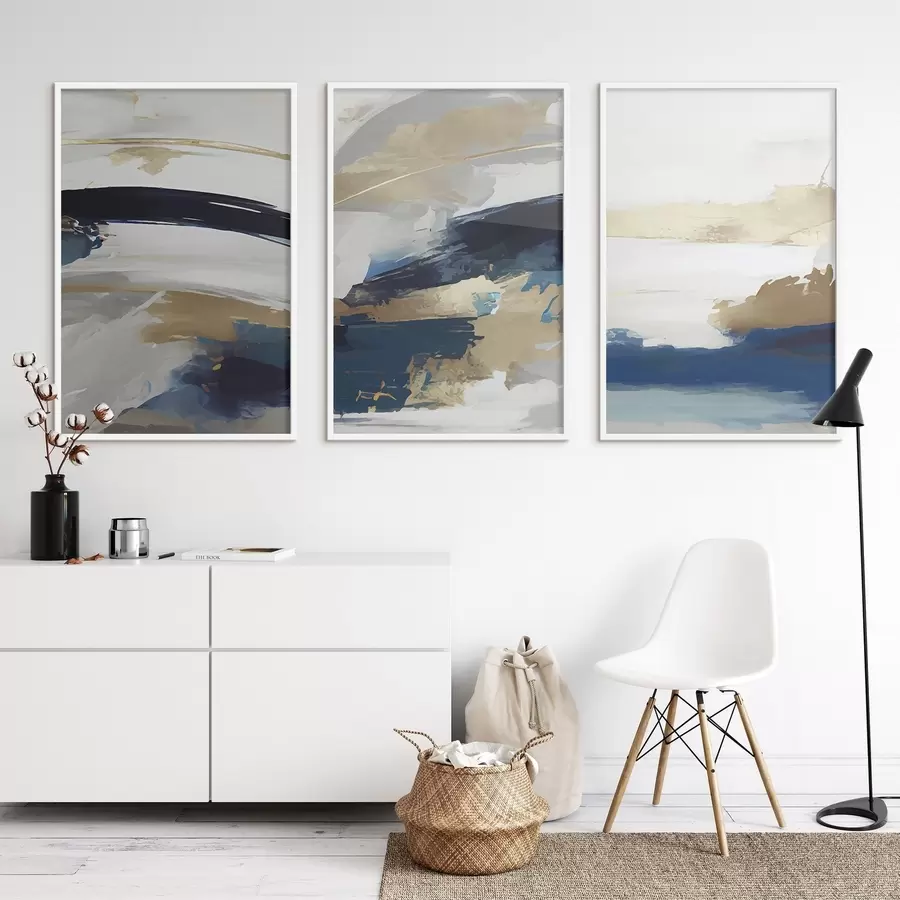 Fototapete Abstrakte Wellen ruhiger Gelassenheit d00269