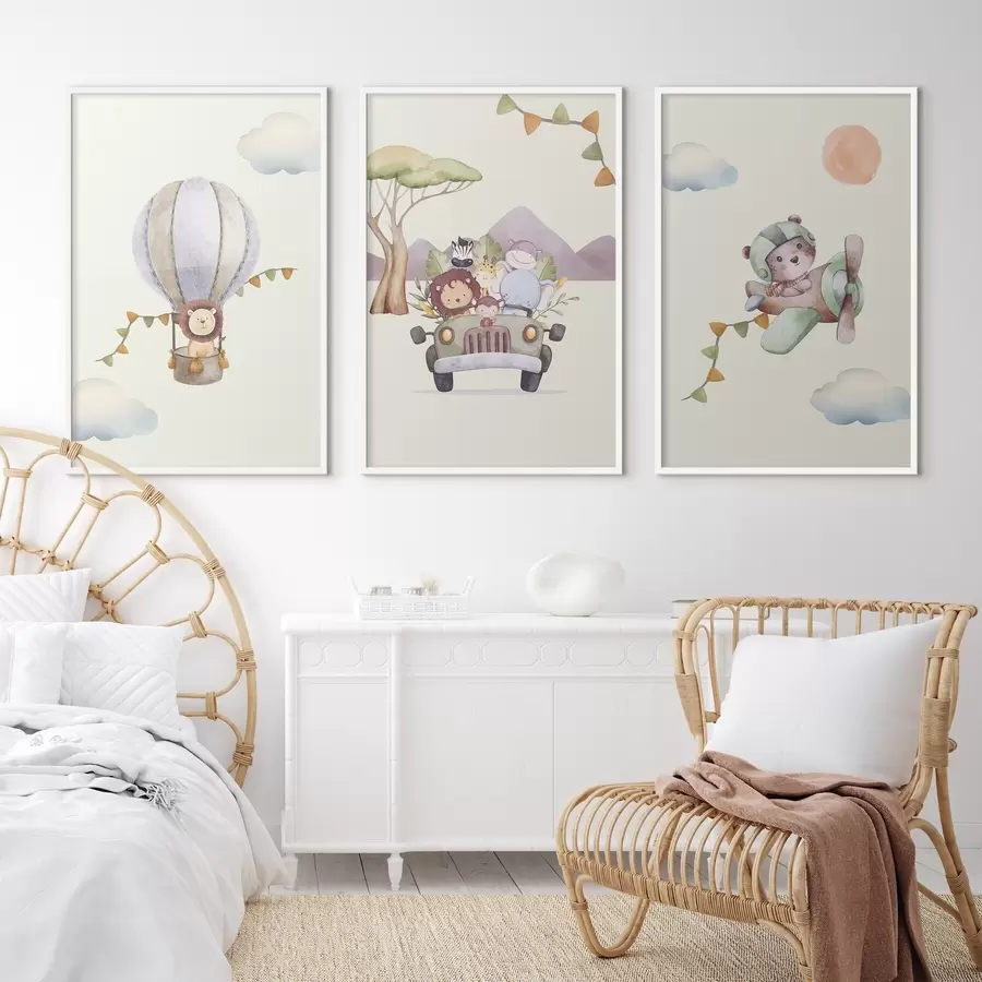 Fototapete Abenteuer durch verträumte Himmel und Straßen d00295