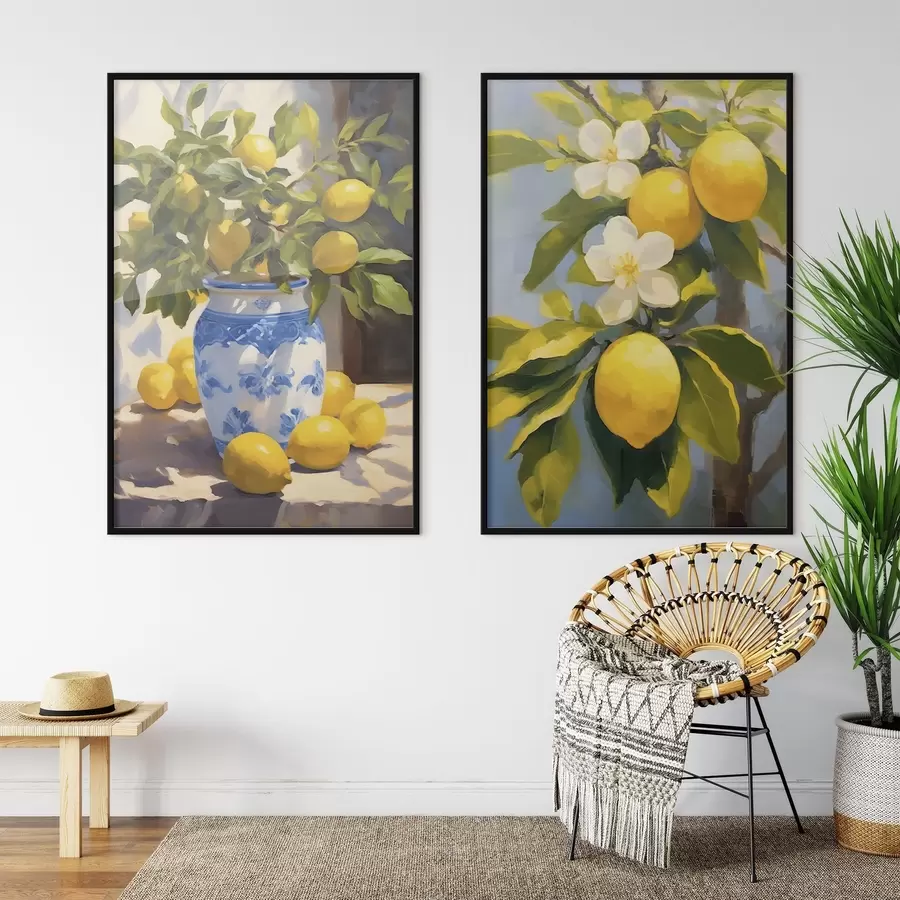 Fototapete Zitronen d00390