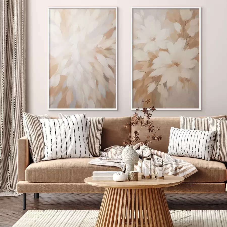 Fototapete Blumen und Blätter d00391
