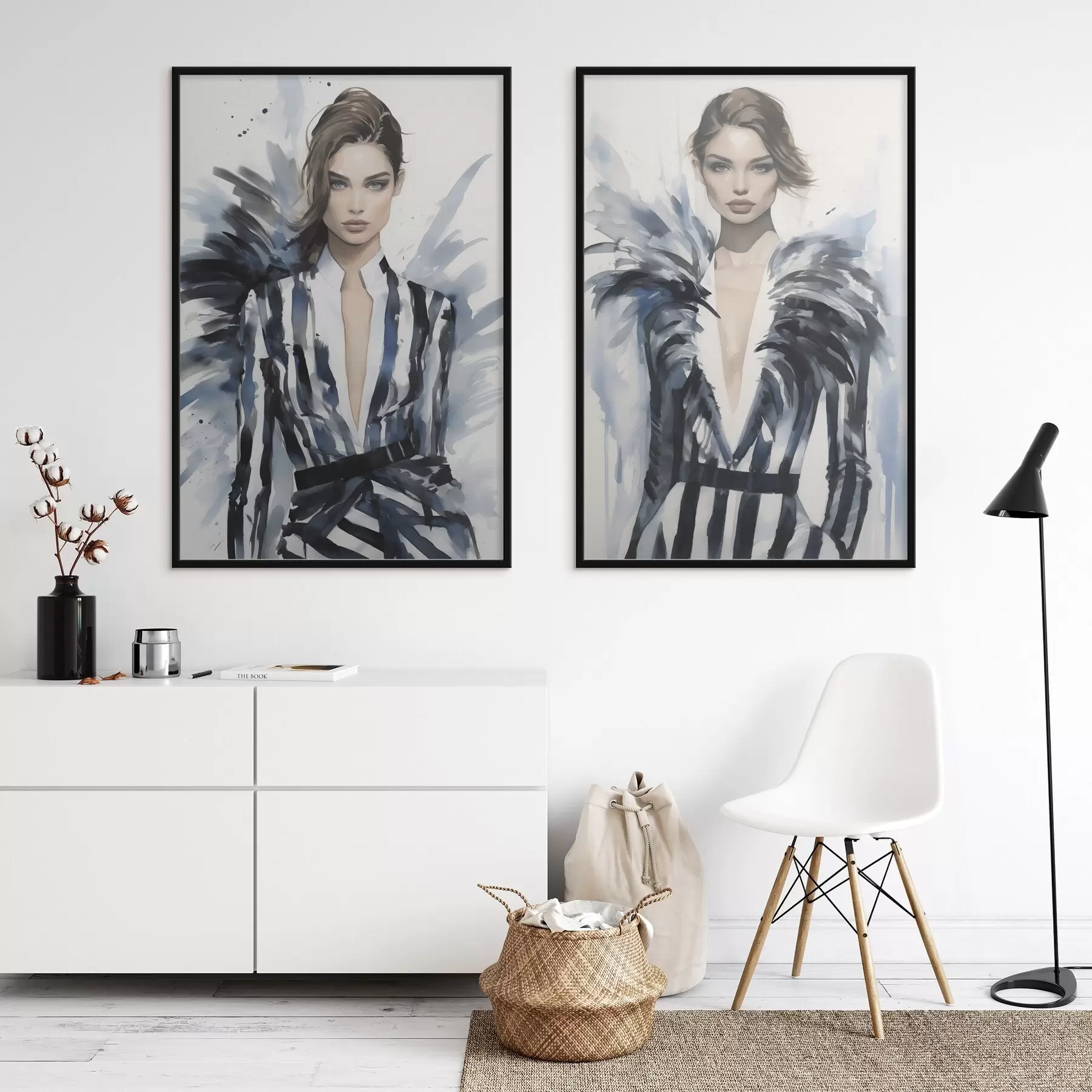 Fototapete Stylische Mädchenmodelle d00439