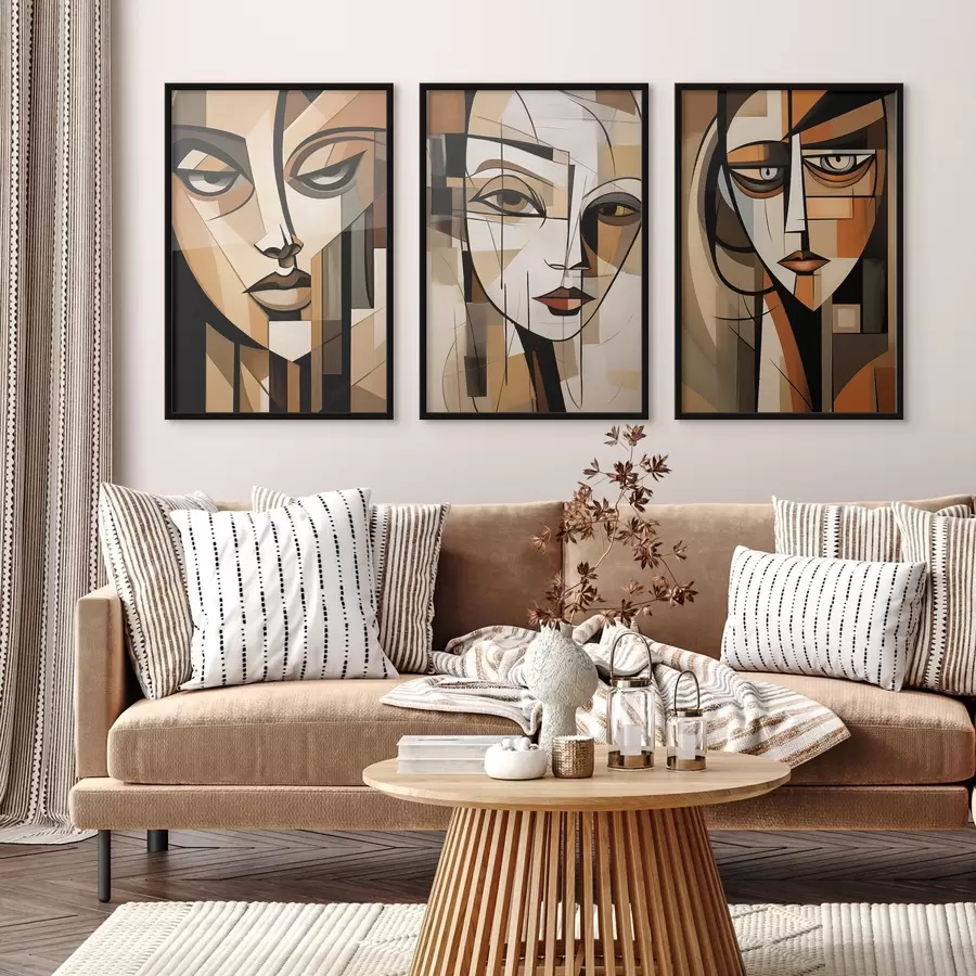 Fototapete Facetten der Emotionen d00453