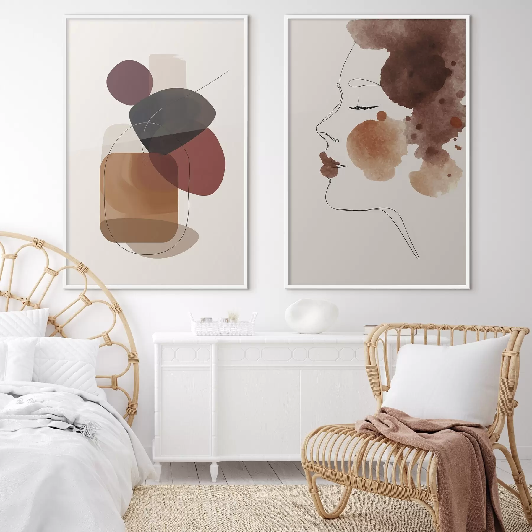 Fototapete Zarte Konturen d00466