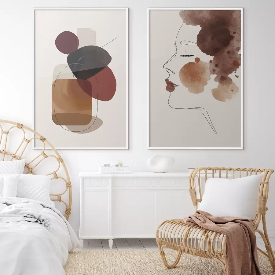 Fototapete Zarte Konturen d00466