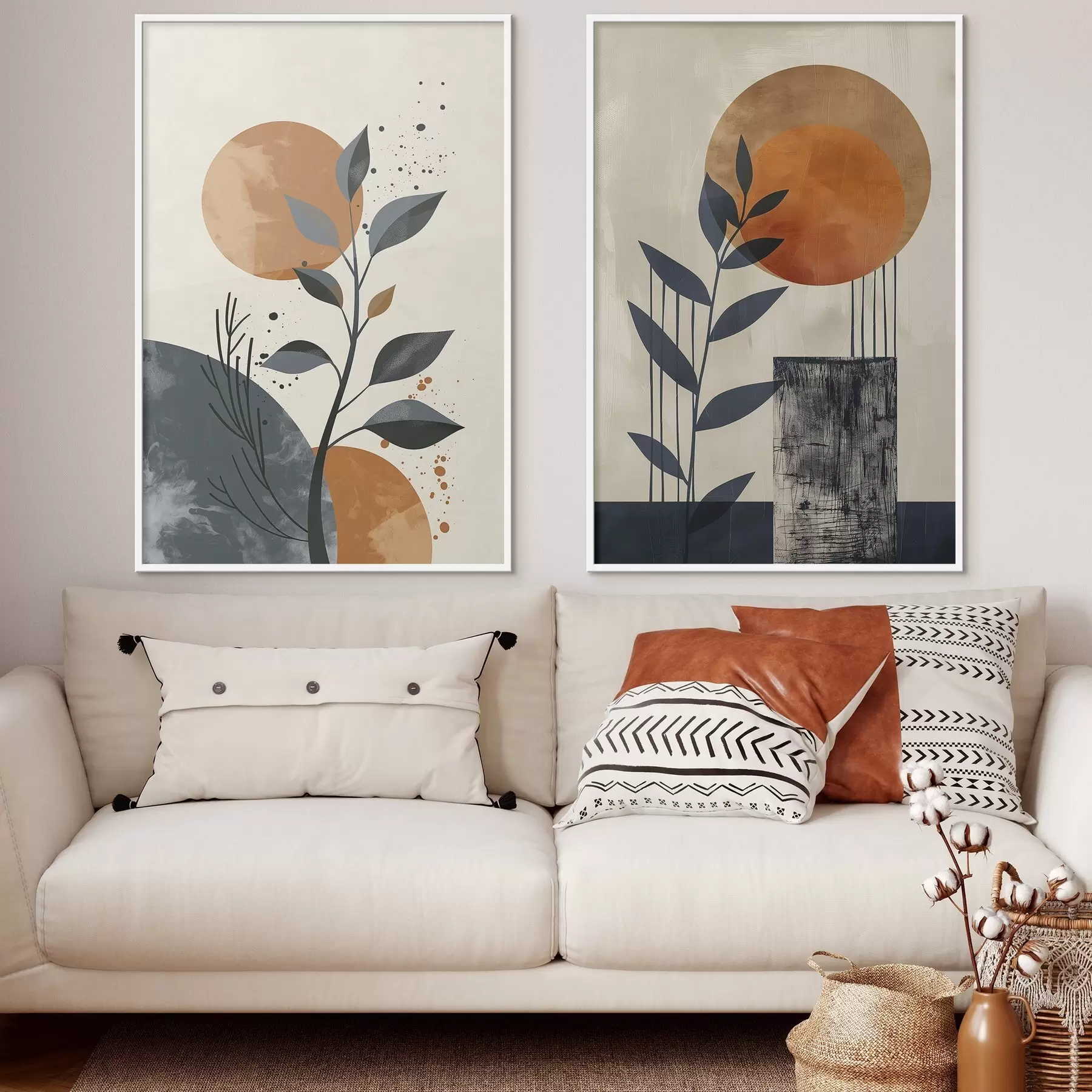 Fototapete Laub bei Sonnenuntergang d00469