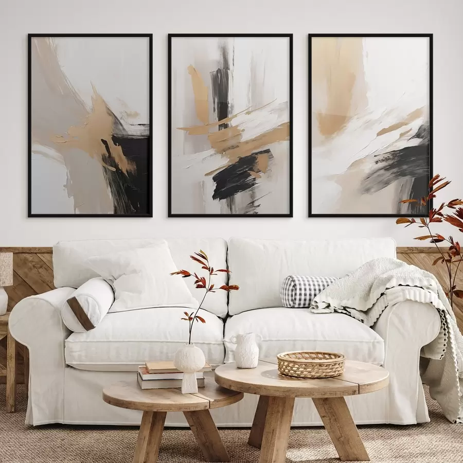 Fototapete Moderne Abstraktion Nachahmung von Pinselstrichen d00505