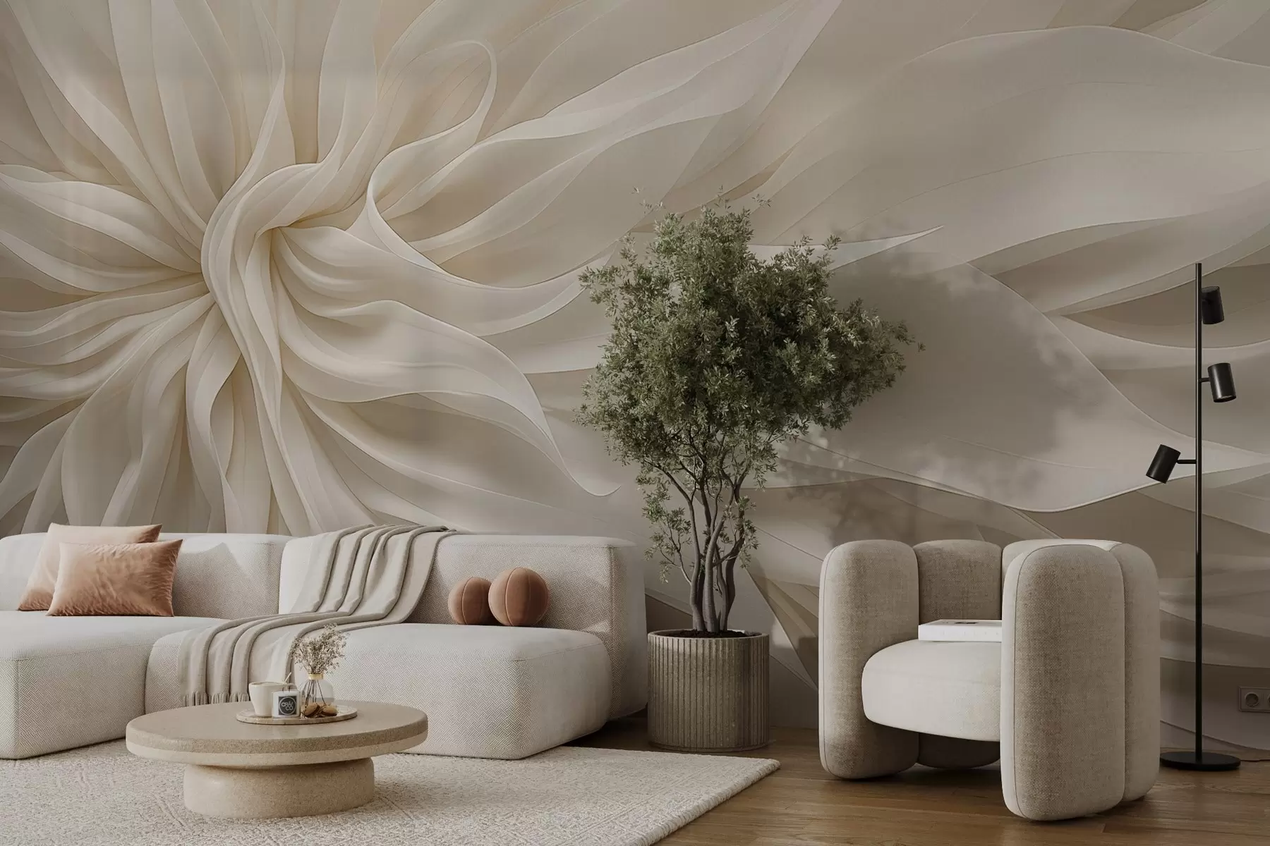 Fototapete Seidenblüten des Lichts w05050