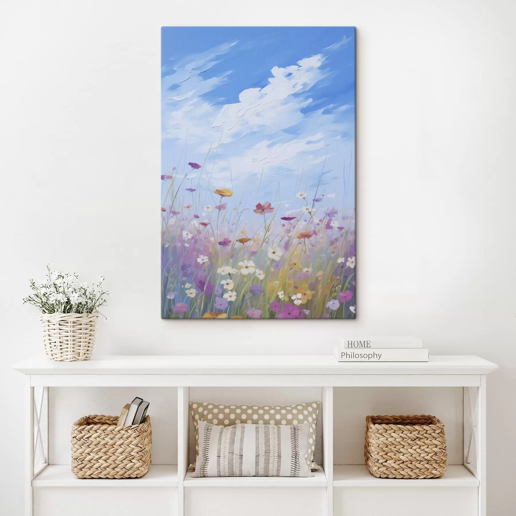 Wandbilder Wildblumen-Imitationsgemälde s47245