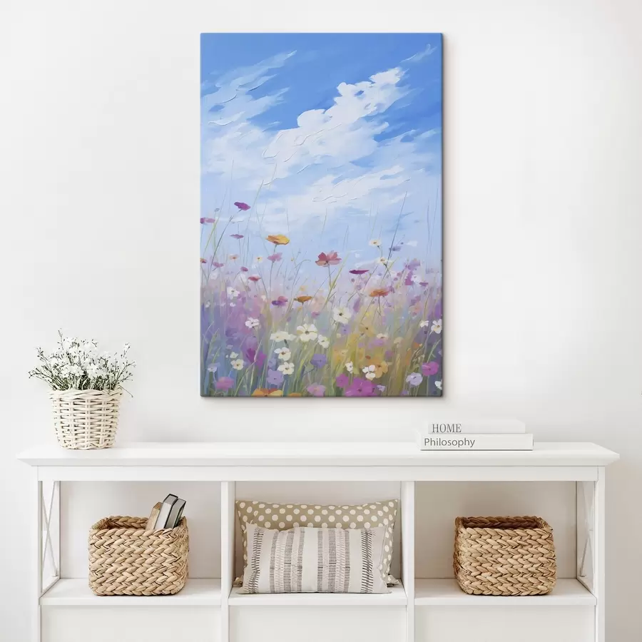 Wandbilder Wildblumen-Imitationsgemälde s47245