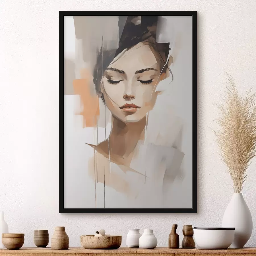 Fototapete Porträt eines Mädchens f47150